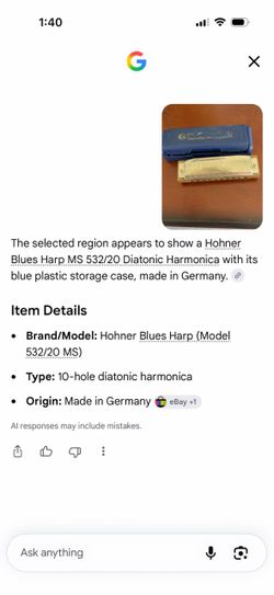 Hohner Blues Harp MS 532/20 Harmonica