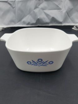 Vintage Blue Cornflower Corningware Casserole Bowl