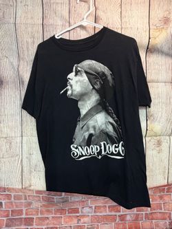 Snoop Dogg Black Graphic T-Shirt Men's Size L