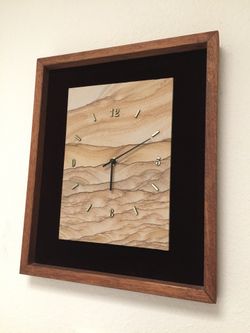 Vintage Sandstone Clock