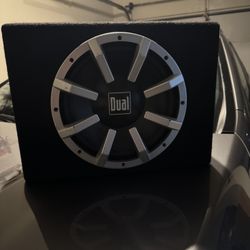 Dual Electronics TBX10A 10" Enclosed Subwoofer W/ Built-in 300 Watt Amplifier