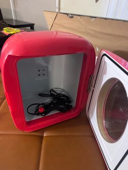 ❤️ Red Mini Fridge – Great Condition!
