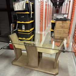 Glass Dining Table 