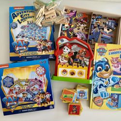 Paw Patrol Games and Books Toddler Preschool Elementary Wooden Puzzle