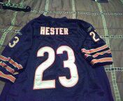 Like new ALL stitched Chicago bears devin hester jersey youth size XL 16-18 excellent condition