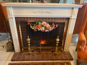 Beautiful decorative fireplace vintage