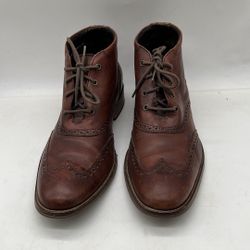 Cole Haan Air Giraldo Wingtip Brown Leather Oxford Dress Shoes size 10 M 