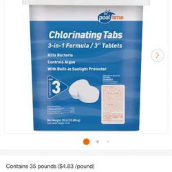 35 lbs. Pool Chlorinating Tablets