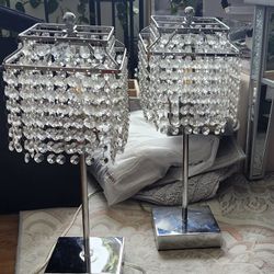 Beautiful 3 Touch Lamp, Also Outlet For Charger. 30$ A Piece 