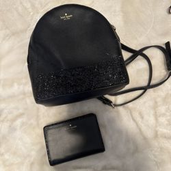 Kate Spade Backpack And Wallet