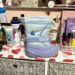 Sorel - x Disney youth flurry frozen II Elsa duck boots blue lavender size 10