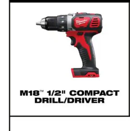 Milwaukee Compact Drill/Driver No Battery Tool Only