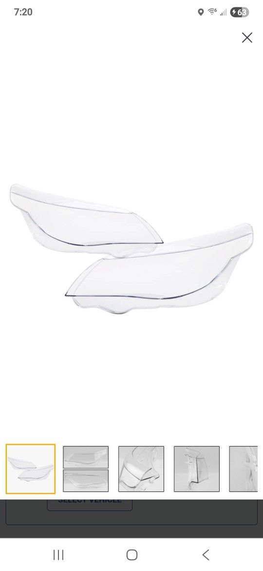 BMW Headlight Lens