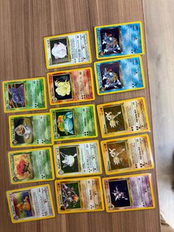 Vintage Pokemon cards