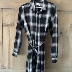 Flannel Dress Size L