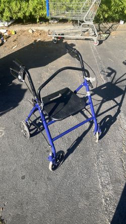 Wheeled rolling walker