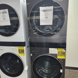 LG WASHER DRYER WASHTOWER 1499! 0 DOWN 0% FINANCING! 1YR WARRANTY! 48HR DELIVERY!