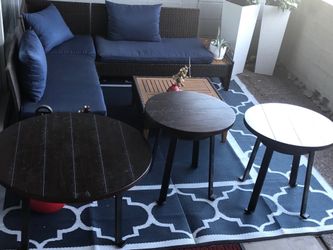 Set of living room tables