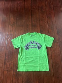Green Sp5der shirt. Size Small