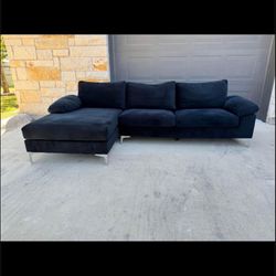 Blue Sectional Couch