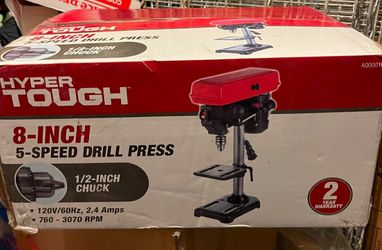 Hyper Tough 8” Drill Press Brand New