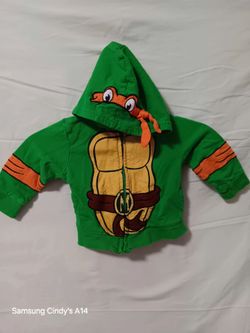 TMNT Michelangelo Toddler Zip-Up Hoodie
