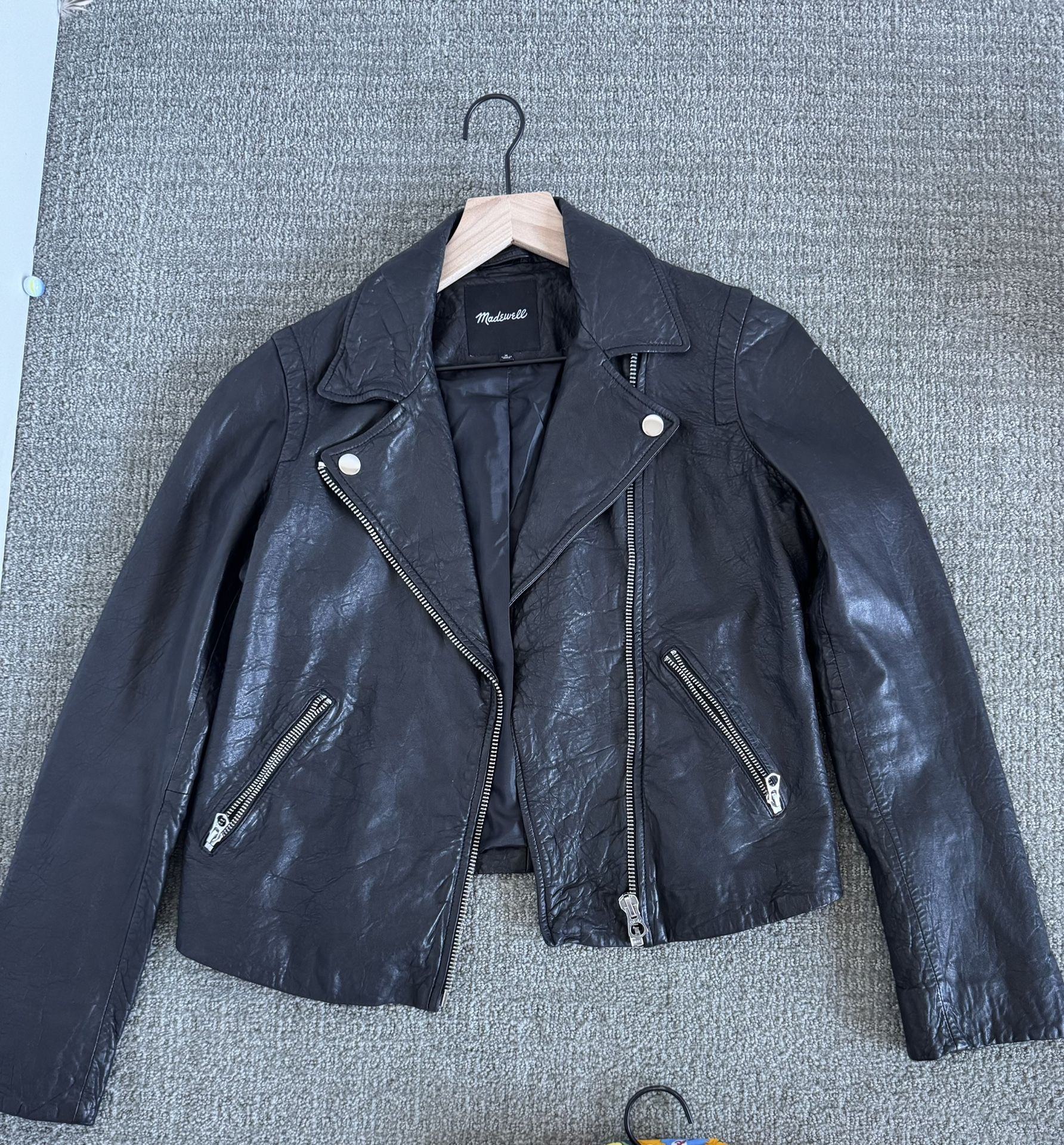 Madewell leather jacket
