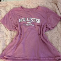VINTAGE Hollister Co. pink cotton tee 