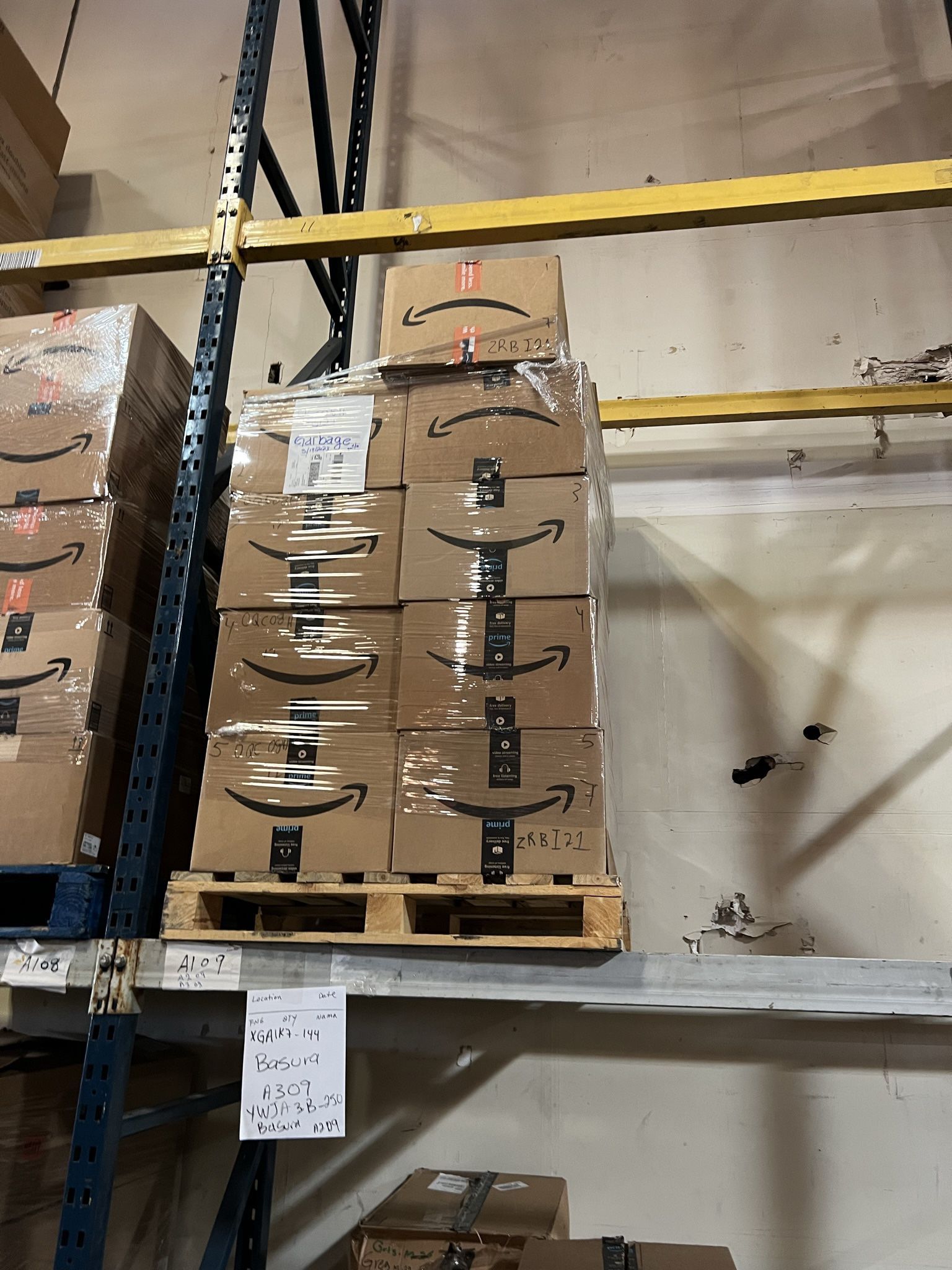 Amazon Returns Pallets
