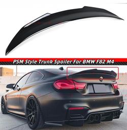 15-20 BMW F82 M4 GLOSS BLACK PSM STYLE TRUNK SPOILER