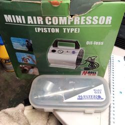 Tc-60 Model Mini Air Compressor & Master Airbrush Model G22 