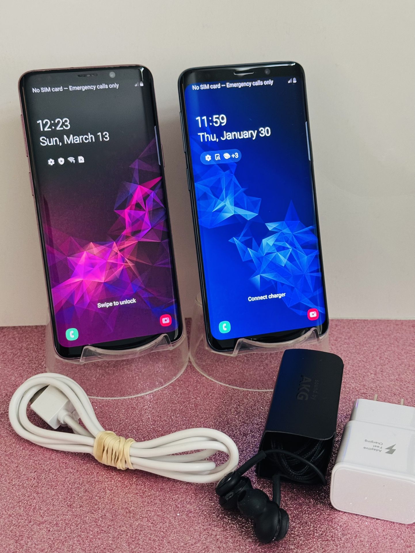 Samsung Galaxy S9 (64gb) Blue / Pink UNLOCKED