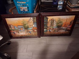 Abraham's real hand painted  home and office wall hanging Art .