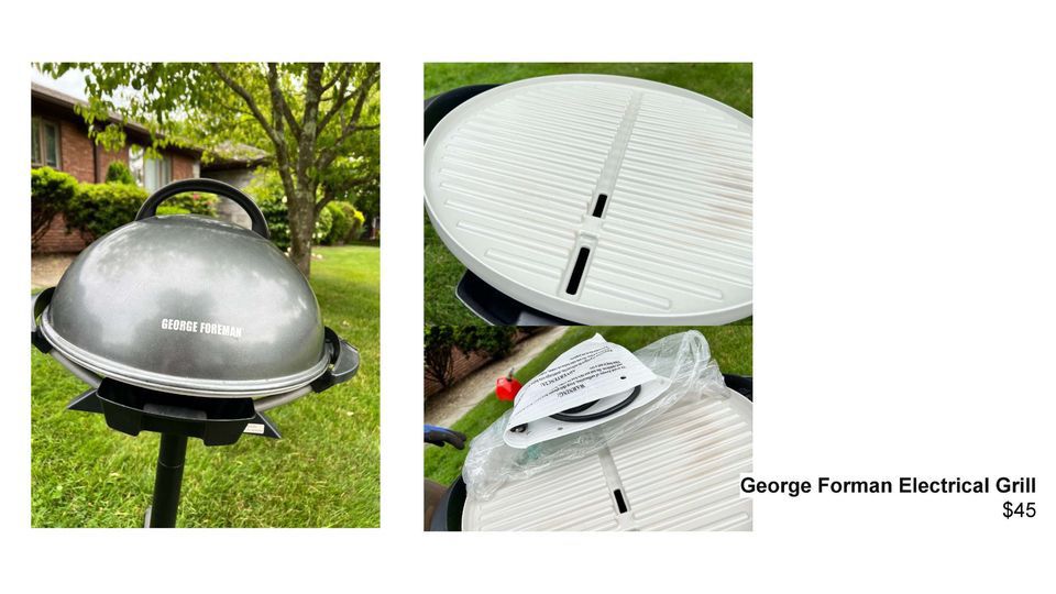 George Forman BBQ Electrical Grill