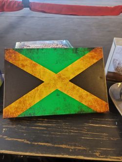 Jamaica Flag Painting 12" X 18"