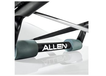 Allen Sports Deluxe 2-Bike Trunk Mount Rack, Model ZN102, Black