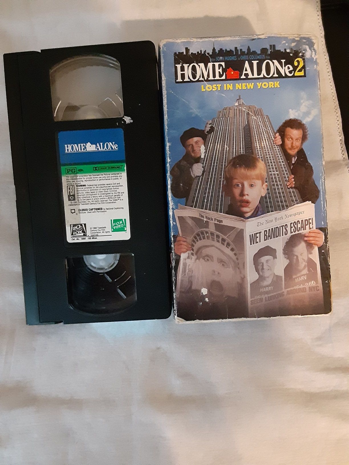Home Alone &2 Lost in NewYork VHS