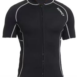 Adult Wet suit Short Sleeve Top Size 