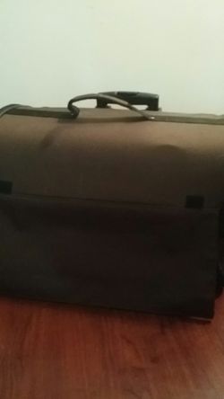 Brown and Black Dog Travel Carry Bag