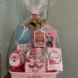 Lindas  Canastas con Maquillaje para Regalo De Navidad