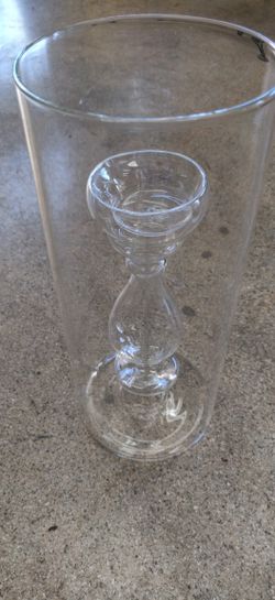 Glass Candle Holder