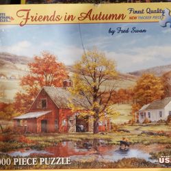 Friends In Autumn Puzzle