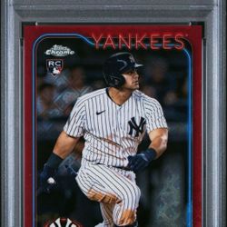 2024 Topps Chrome Jasson Dominguez /5 PSA 10