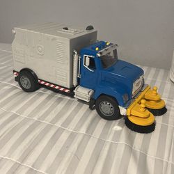 Street sweeper Large Toy Truck with Movable Parts/ Barredora- Camión de juguete Grande