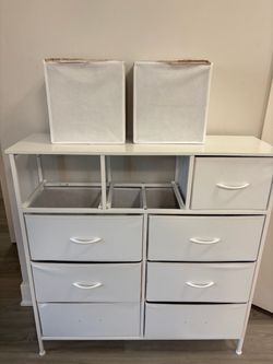 White dresser
