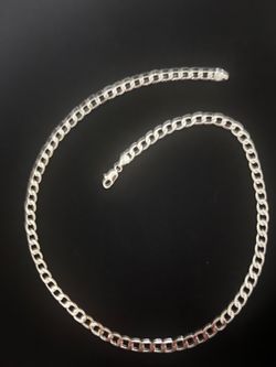 Beautiful 21 Inch Thin 925 Sterling Silver Necklace for you or Someone Special