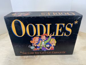 Photo Vintage 1992 Oodles *The Game You Can't Get Enough Of - Milton Bradley Complete