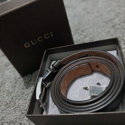 Authentic Gg Monogram Gucci Belt