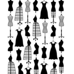 Darice Embossing Folder ~ Mannequins