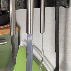 Grilling Utensils And Grill Brush
